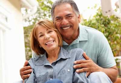 Couple on after receiving Osseous Surgery with Dr. Jones